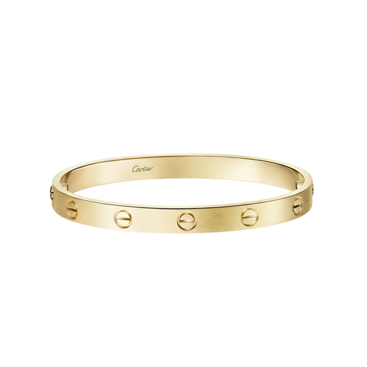 Premium Golden Cartier Love Bracelet for women  Luxury Stainless Steel Jewelry