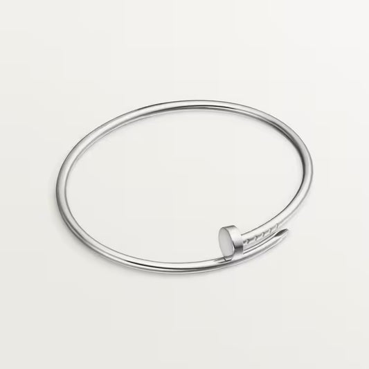 Cartier Nail Bracelet Silver tone