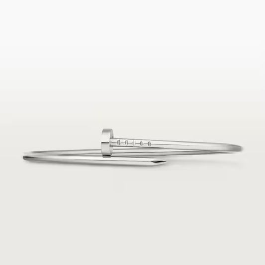 Cartier Nail Bracelet Silver tone